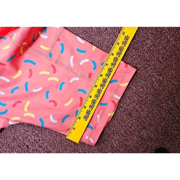 Feed Me Fight Me NWT Shorts M. Donut Sprinkles. Bright. Active wear. M - Picture 8 of 9